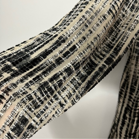 MaxMara Silk Blend Striped Tunic Top - Picture 6 of 10